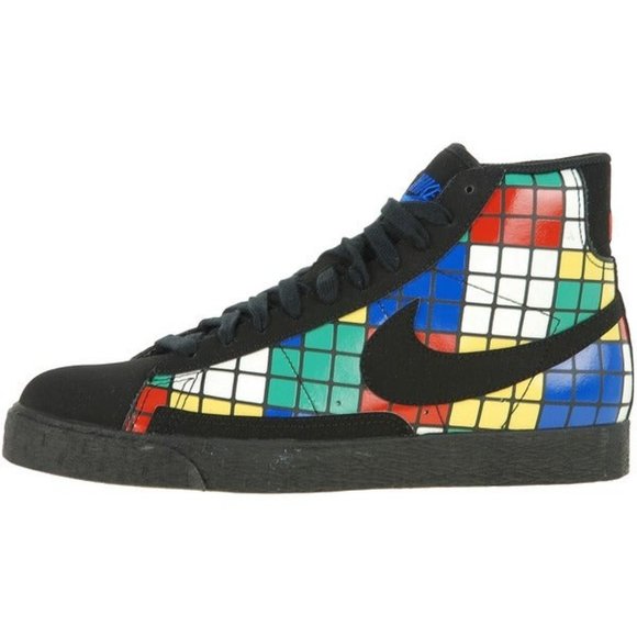 Nike Rare Blazer Mid Rubik's Cube Sneakers sz 6.5Y/8.5W - Picture 5 of 9